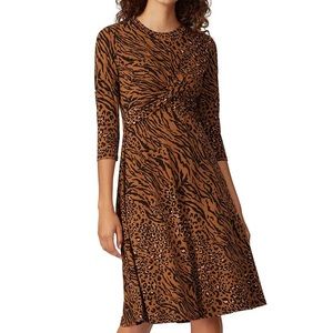 Donna Morgan animal print dress size 8